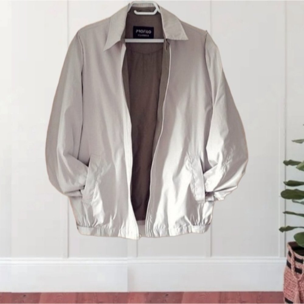 Vintage Profilo Classics Suede like Jacket- lined with inner pockets